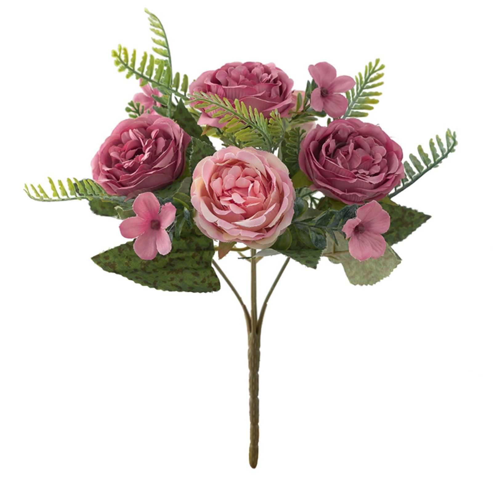 Faux Silk Flowers Nice-looking No Odor Adorable Artificial Peony