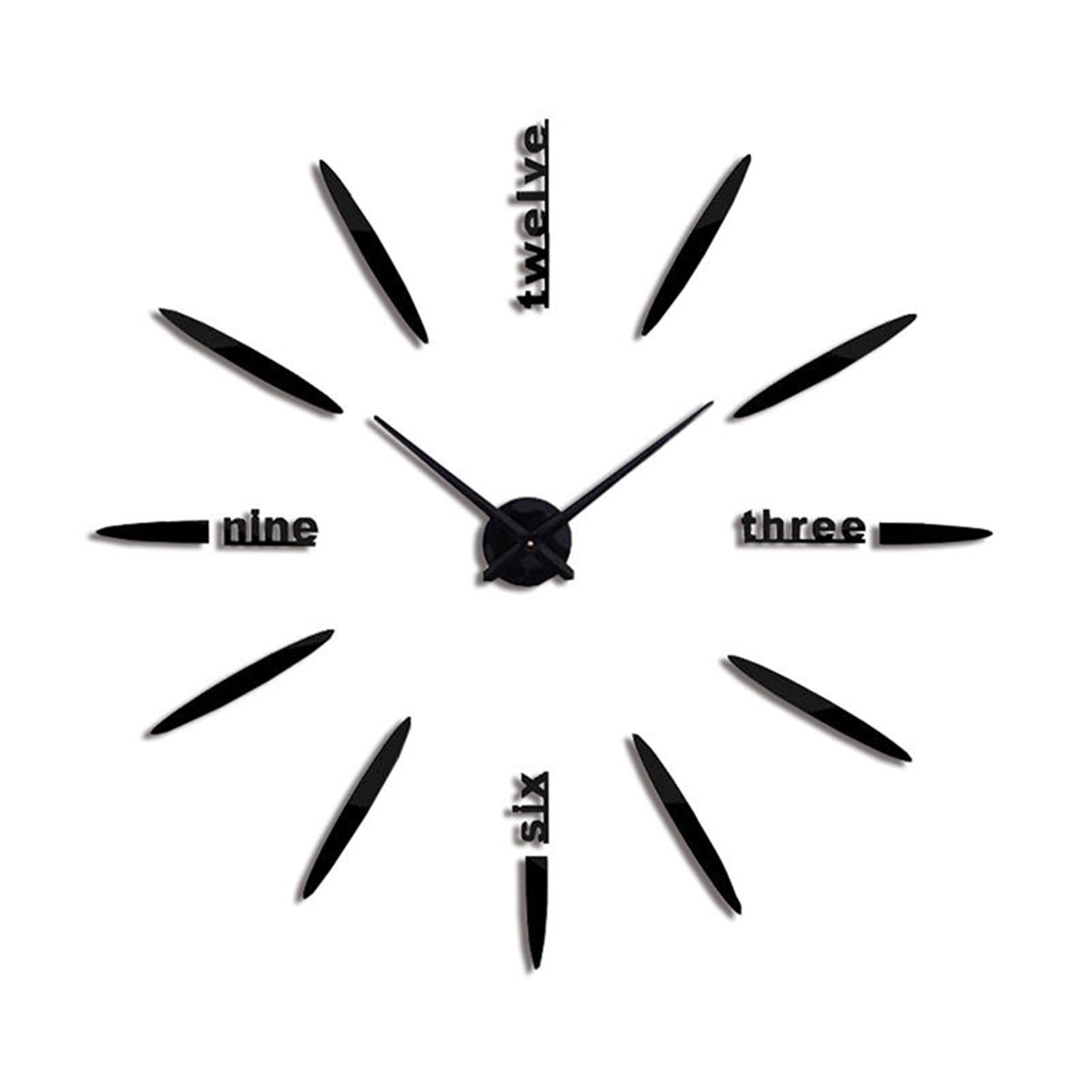 Needle Clock Decorative rror Proces s 3D DIY Wall Clock