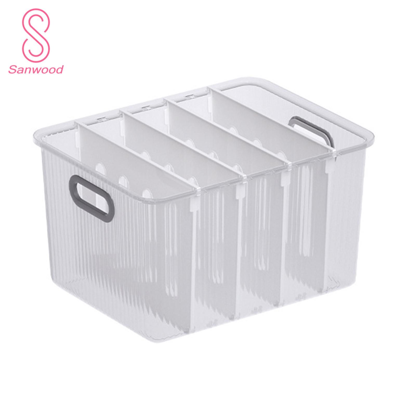 Clothing Organizer Buckle Fixed Convenient Separated Clothes Sundries Storage Box