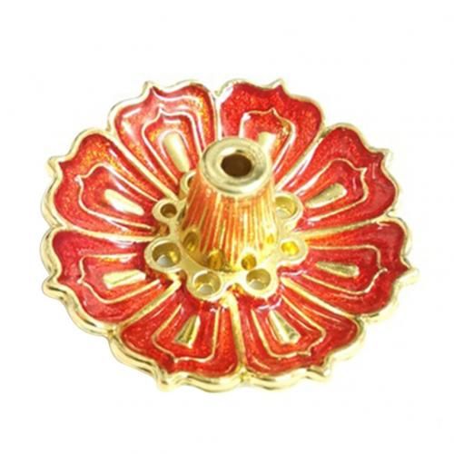 1Pc Portable 9-Hole Lotus Incense Holder Flower Copper Censer Plate for Sticks Cone Decor Благовония сиденья