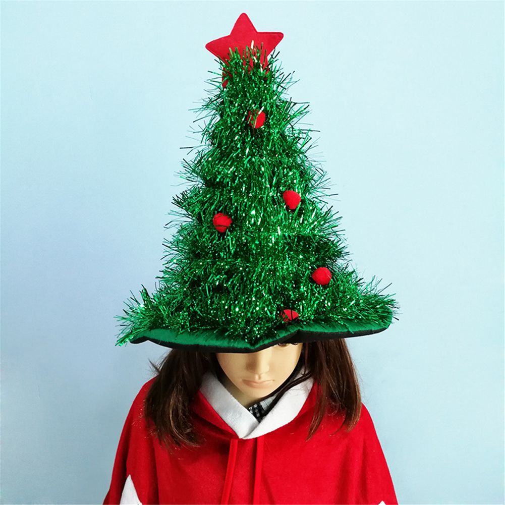 Glittering Christmas Hats Christmas Adult Children Glowing Christmas Hats Dense Velvet Plush Funny Party Hats with durability