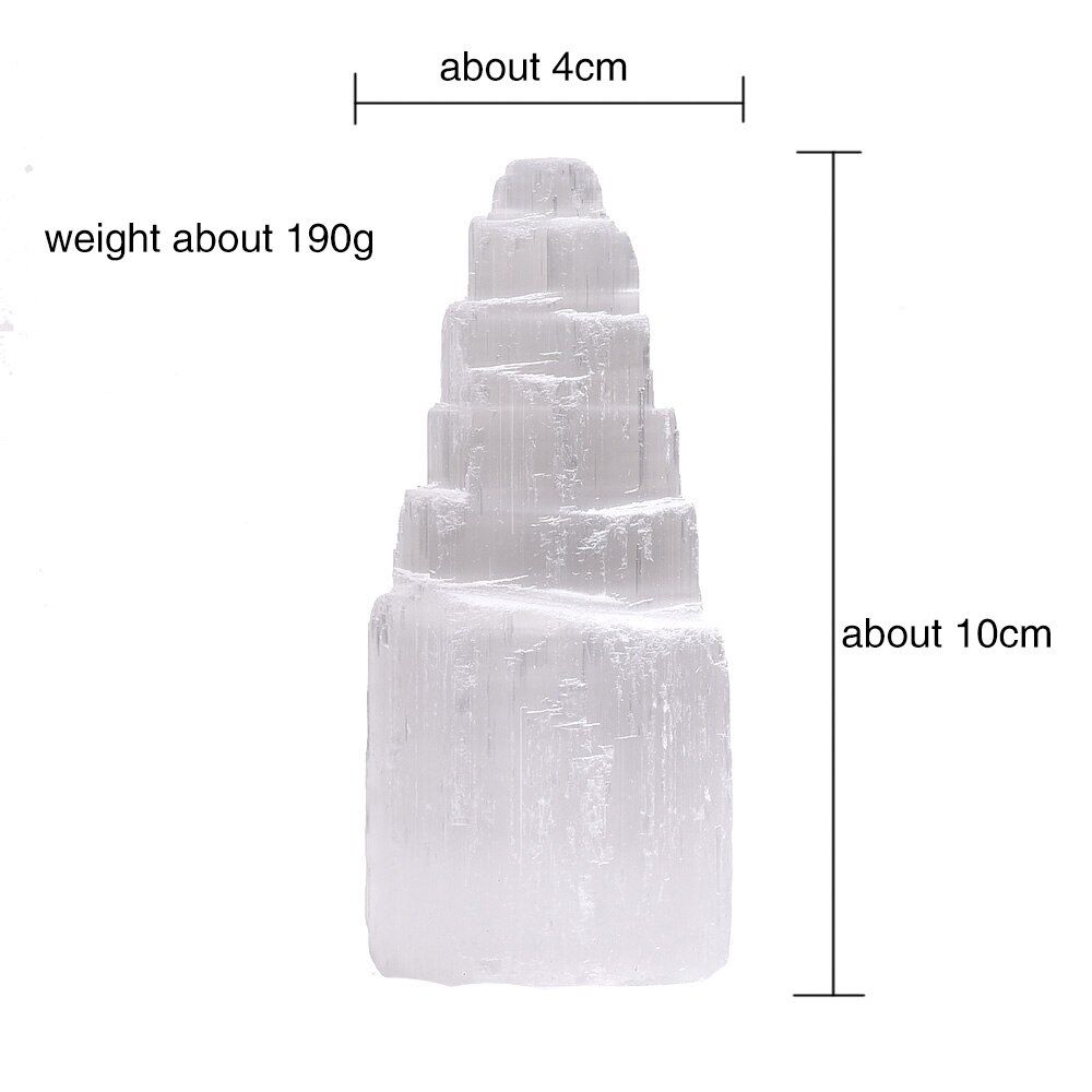 Runyangshi 1 piece Natural White Selenite Lamp holder Crystal Mountain ornaments Gypsum Quartz Rough Minerals Healing Stone