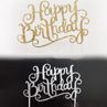 Happy Birthday Letter Cake Topper Decoration for Birthday Party Anniversary