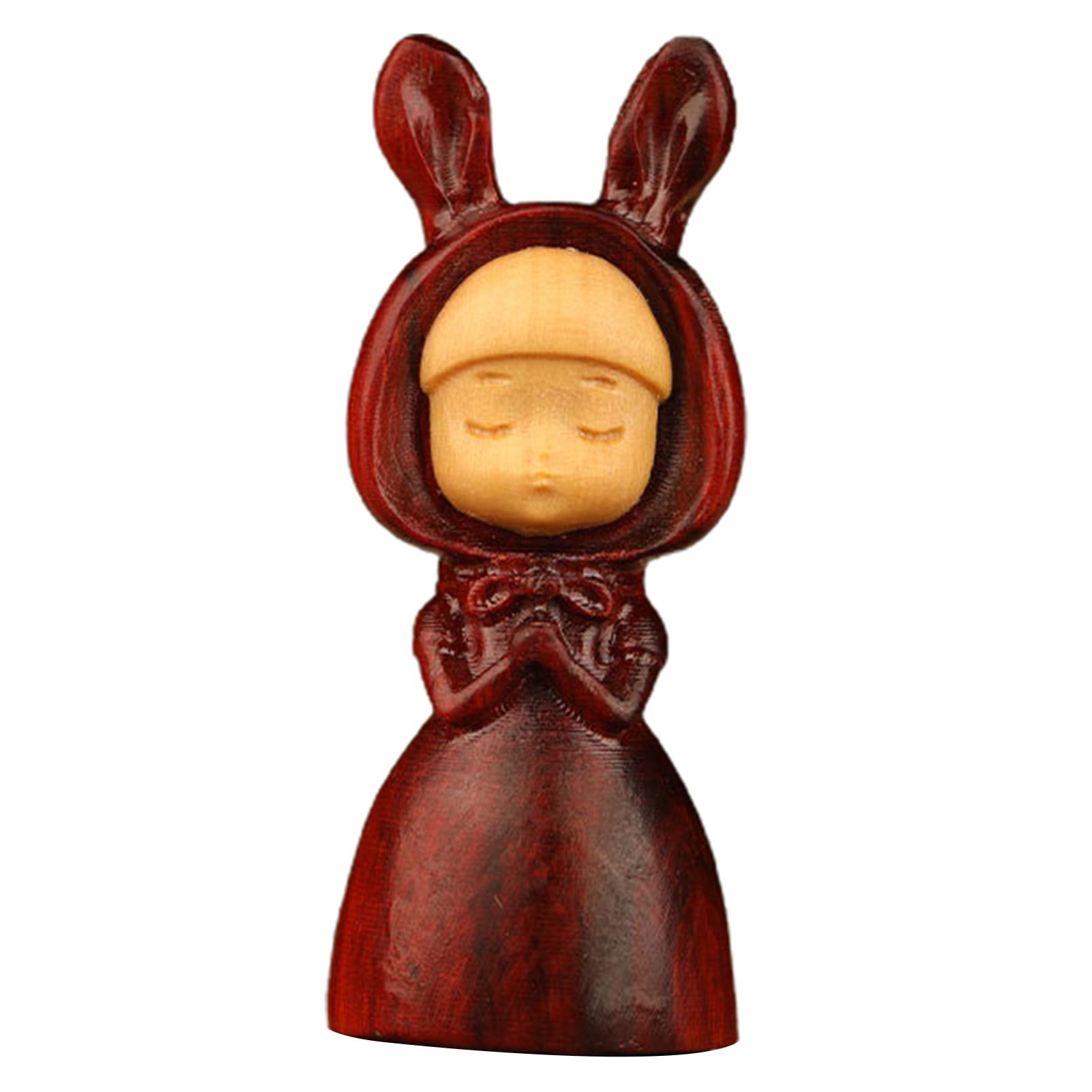 Tiny Ornament Eye-catching Lovely Wishing Rabbit Shapedniature Ornament