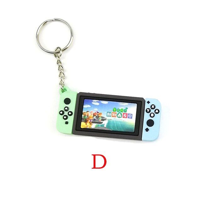 2020 New 6Styles Game Animal Crossing Keychain Nintendo Switch Car Keyring Charm Bag Pendant Fashion Soft Rubber PVC Key Chains
