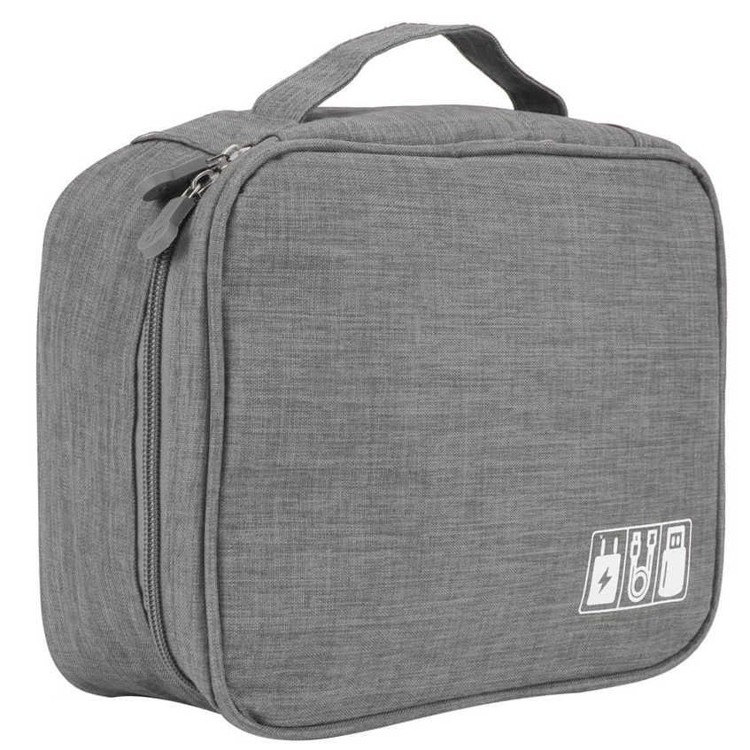 Multifunction Storage Bag Electronic Accessories Cable Cord USB Drive Organizer Holder