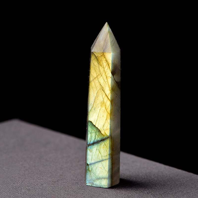 Runyangshi Crystal Pillar Stone 1 Pc Simple Style Natural Crystal Small Crystal Column High Quality Beautiful ZL05