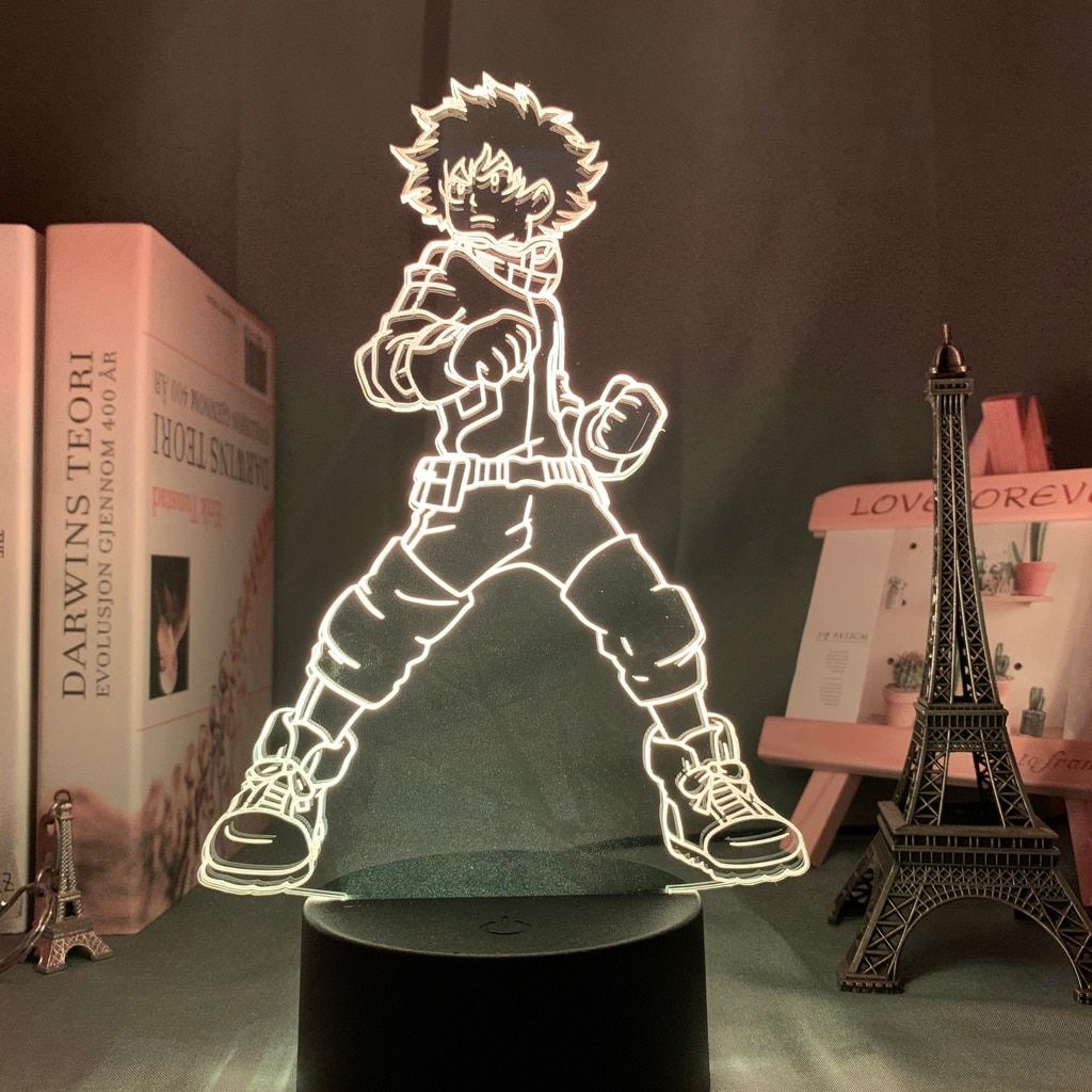 Acrylic 3d Lamp Anime My Hero Academia Dabi Led Light for Bedroom Decor Cool Manga Gift for Him Rgb Colorful Night Light Dabi
