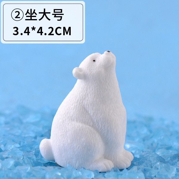 DIY Mini Penguin Iceberg Seal Model, Winter Figure, Miniature Figurine Toy for Children Gift Birthday Home Decoration