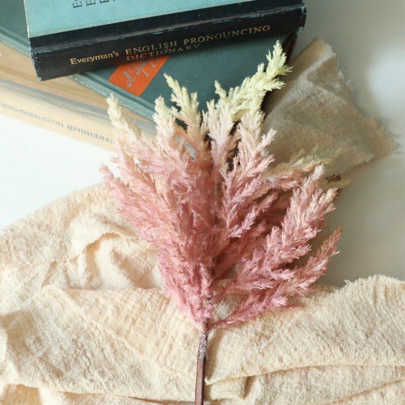Beautiful Astilbe Artificial flowers Long Branch for Wedding Plastic Fake Flowers Autumn Home Party Decor Fall Photo Props