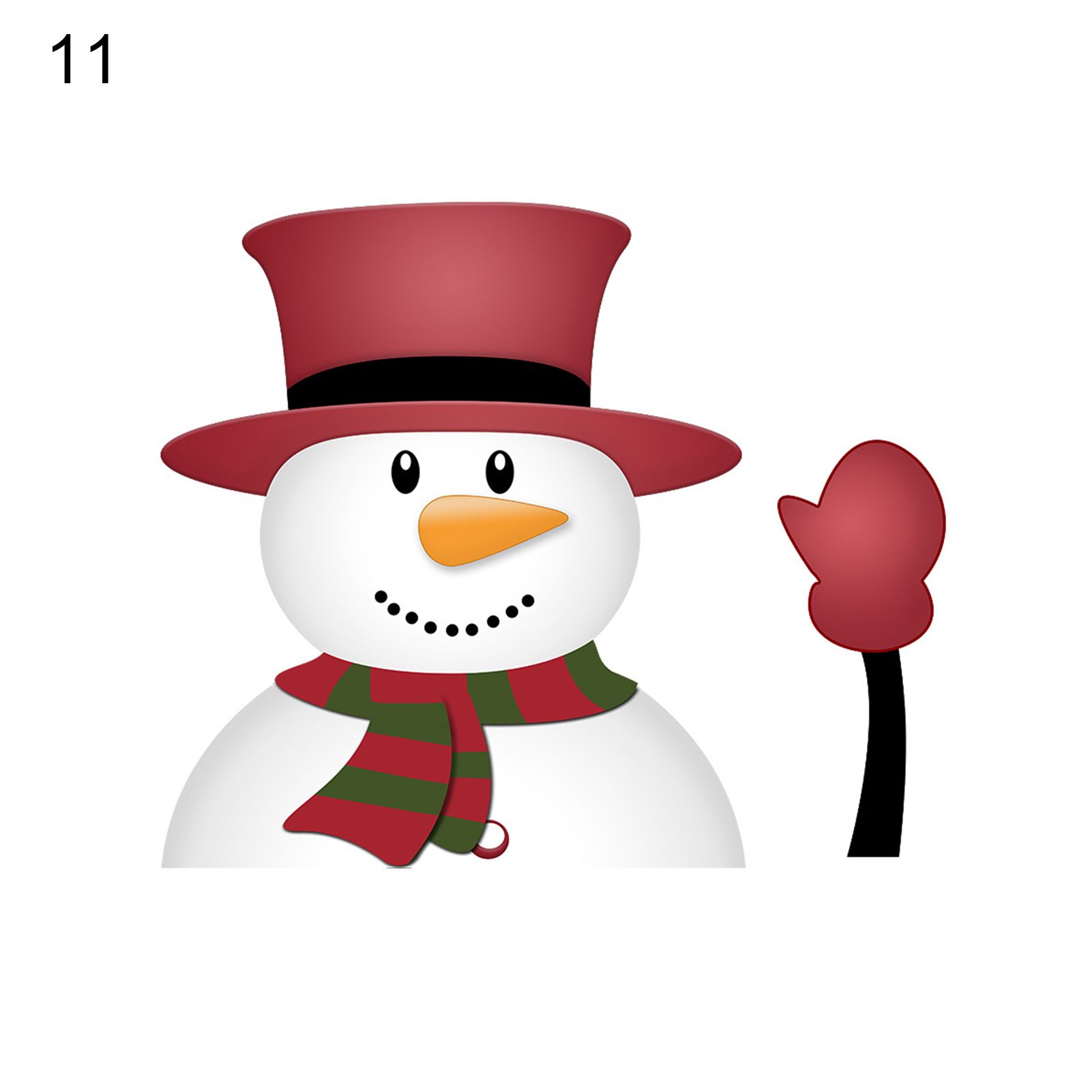 Car Stickers Self-Adhesive Christmas Styling Window Wiper Decals