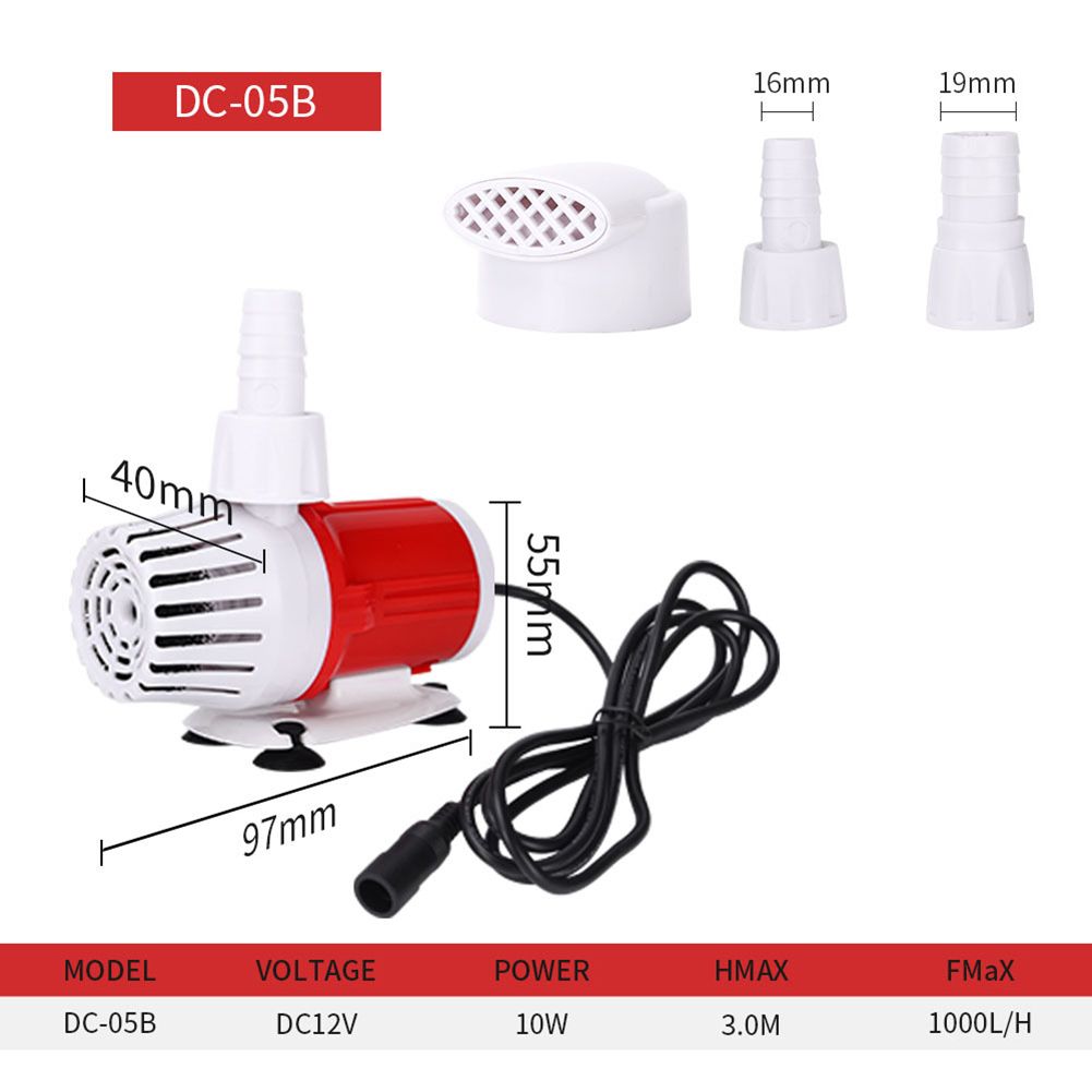 GC Water Pump Ultra-quiet Aquarium Variable Frequency Submersible Pump Bottom Suction Side Suction Fish Tank Pump color