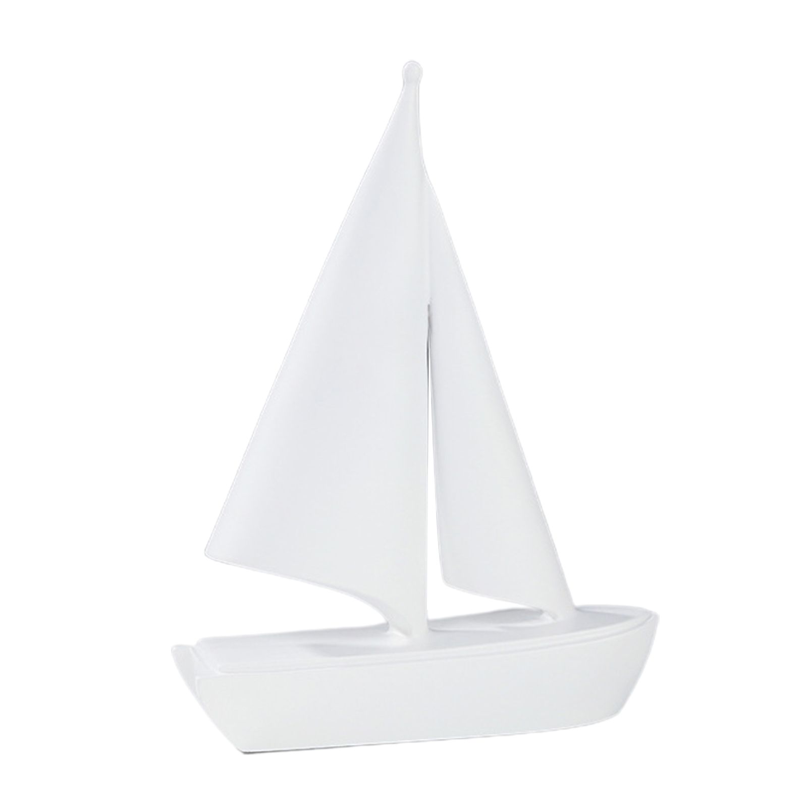 Sailing Boat Miniature Anti-scratch Decorative Resin Figurine Ornament