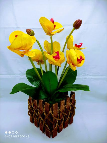 Artificial Orchid Flower In Lily Design-14inc/36cm