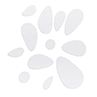 12Pcs Removable 3Drror Wall Sticker Pebble DIY Art Decal Home Room Decor