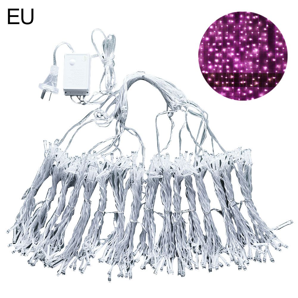 3xRomantic Fancy 304 LED Curtain String Light Lamp Christ Wedding Decor
