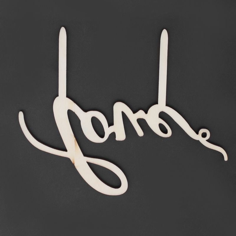 Love Cake Topper