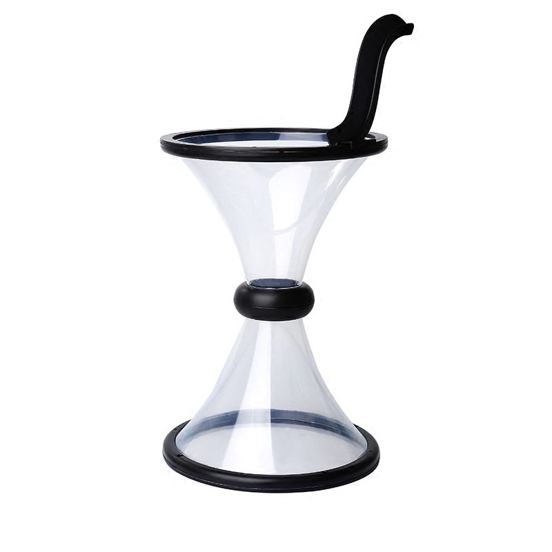 Durable Creative Transparent Vortex Piggy Bank Gravity Circling Saving Box Vortex Bank