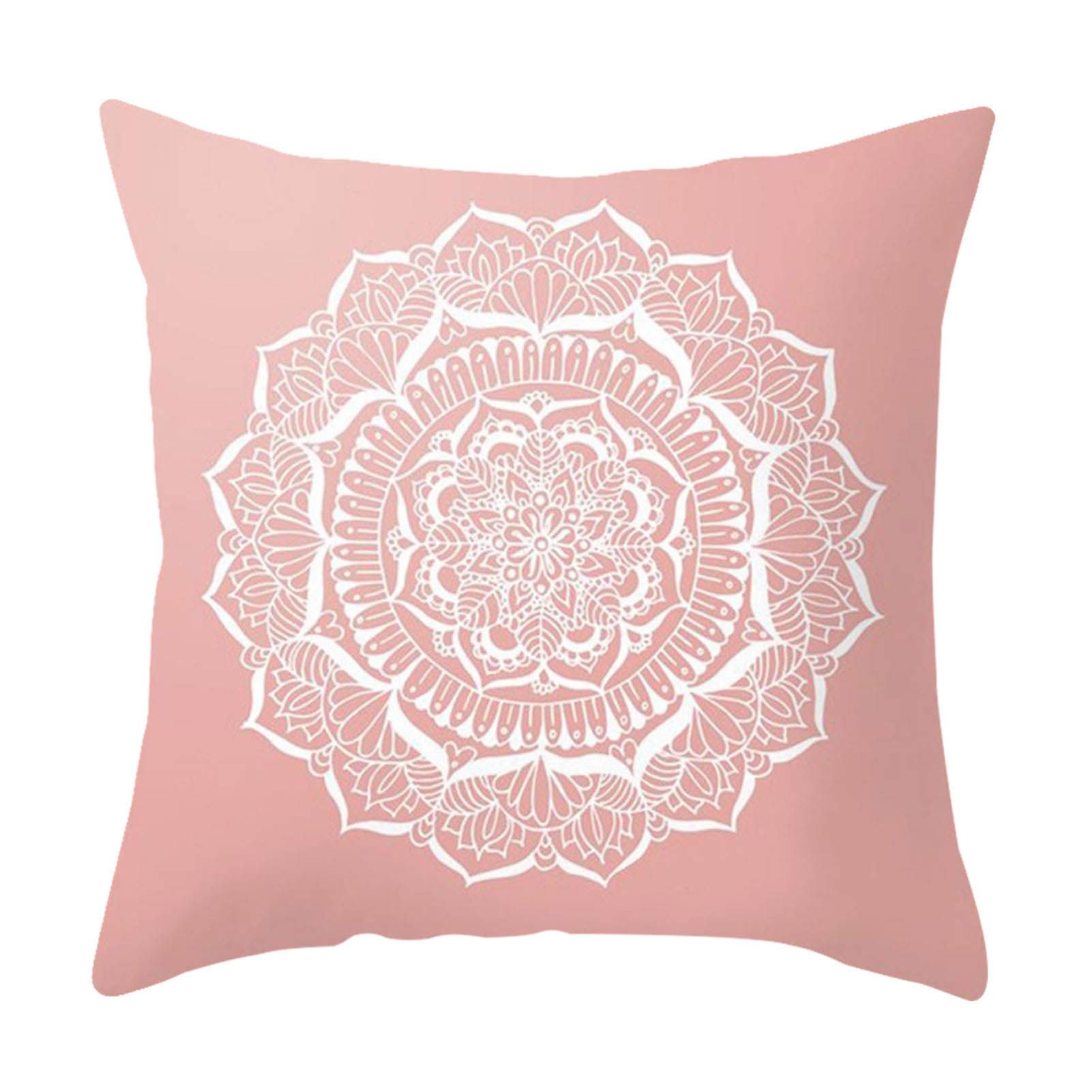 45cm x 45cm Cushion Cover Soft Multifunctional Polyester Modern Fresh Flowers Pillowslip for Family