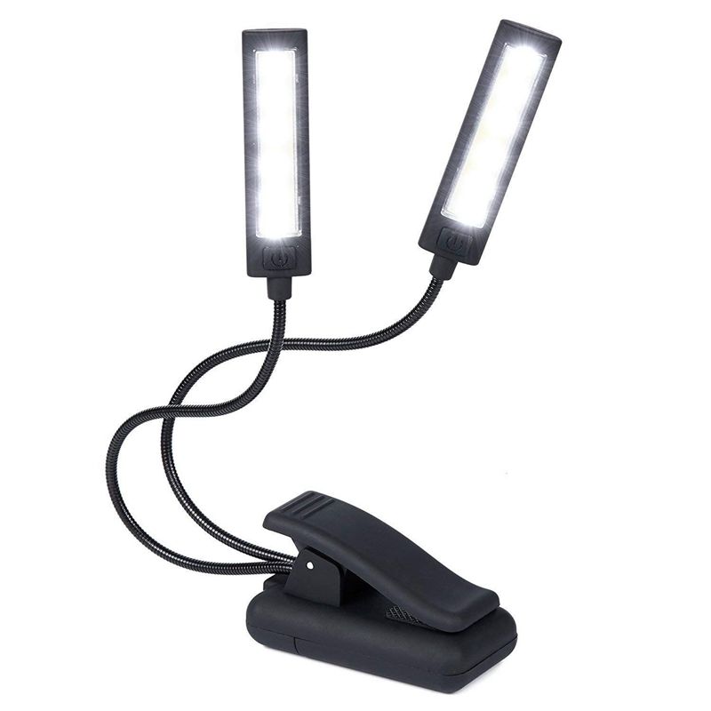 Music Stand Light Clip On LED Lamp - No er, Fully Adjusle, 6 Levels of Brightness - Also for Book Reading, Orcstra, xing, DJ's