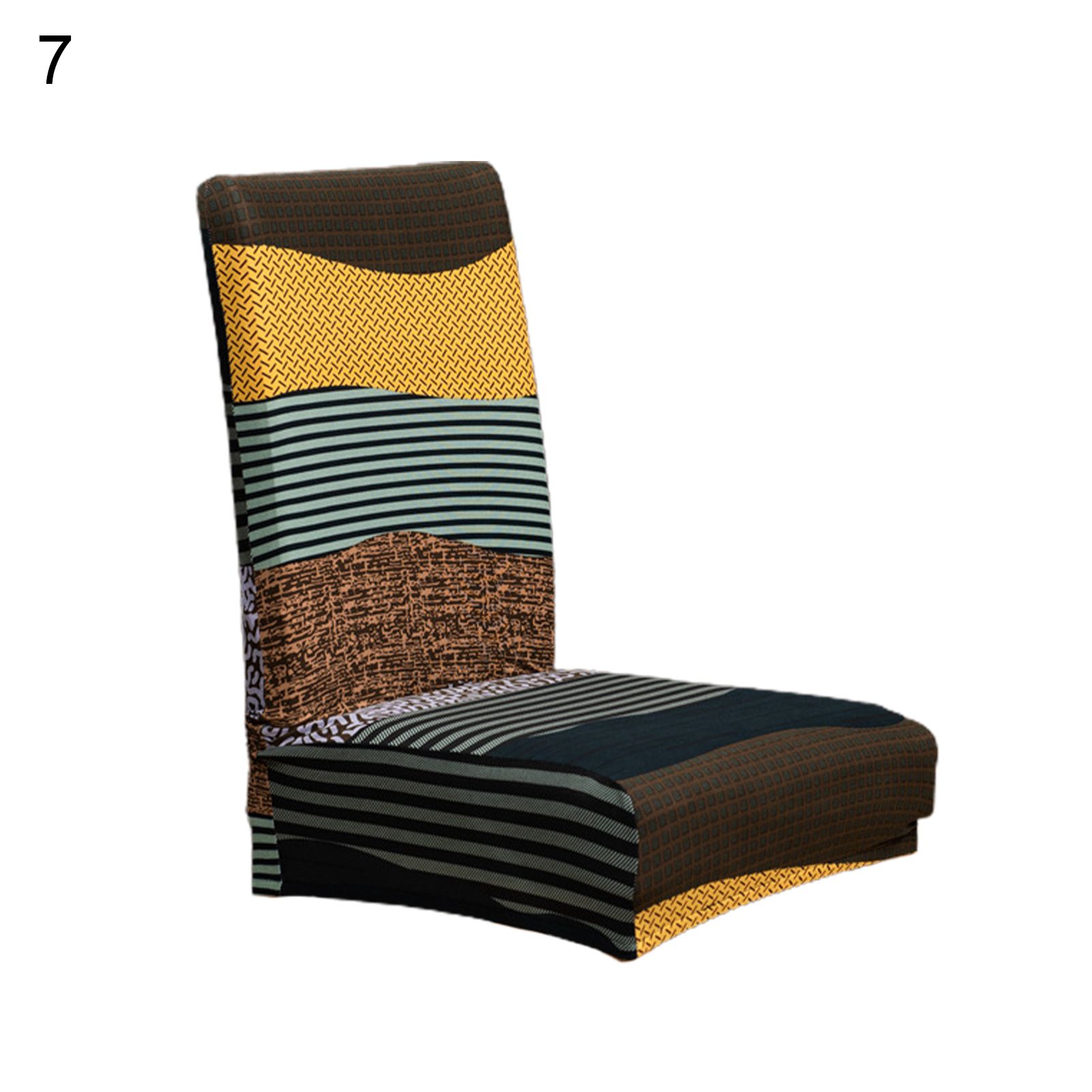 Chair Slipcover Elastic Protective Polyester Super Fit Stretch Removable Washable Chair Protector for Kitchen