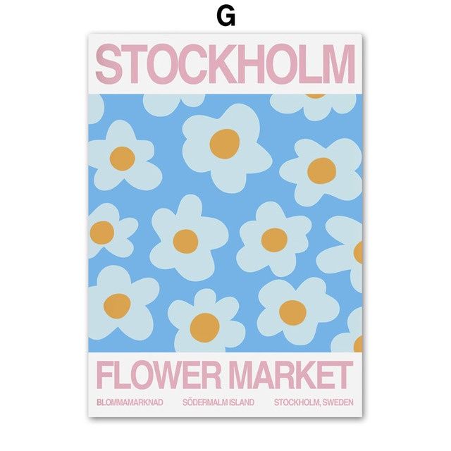 GC Strawberry Lemon Fruit Flower Market Leaf Wall Art Canvas Pagpipinta Mga Nordic Poster at Prints Wall Mga Larawan Para sa Living Room Decor laki:21x30cmx1 No Frame Mga uri ng:F
