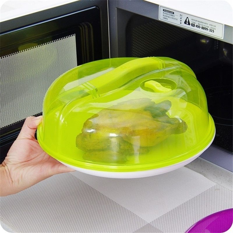 Microwave Cover Plate Safe Vented Splatter Protector Lid Kitchen Gadgets