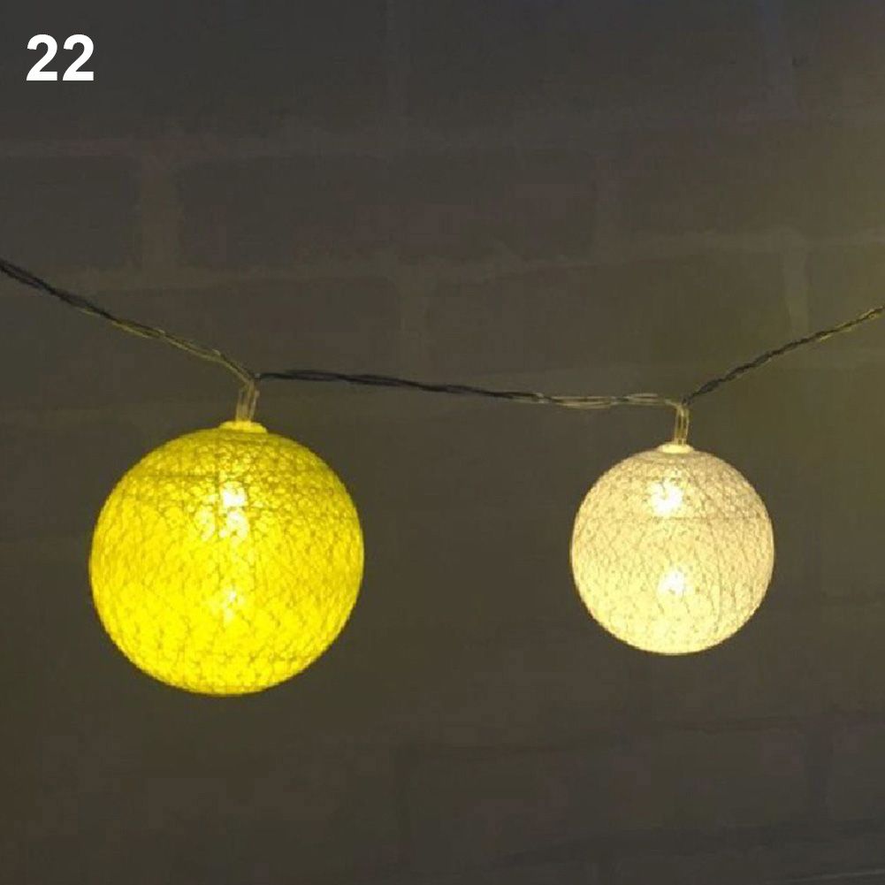 Balls LED Strings Lights Lamp Indoor Home Wedding Birthday Party Bedroom Decor