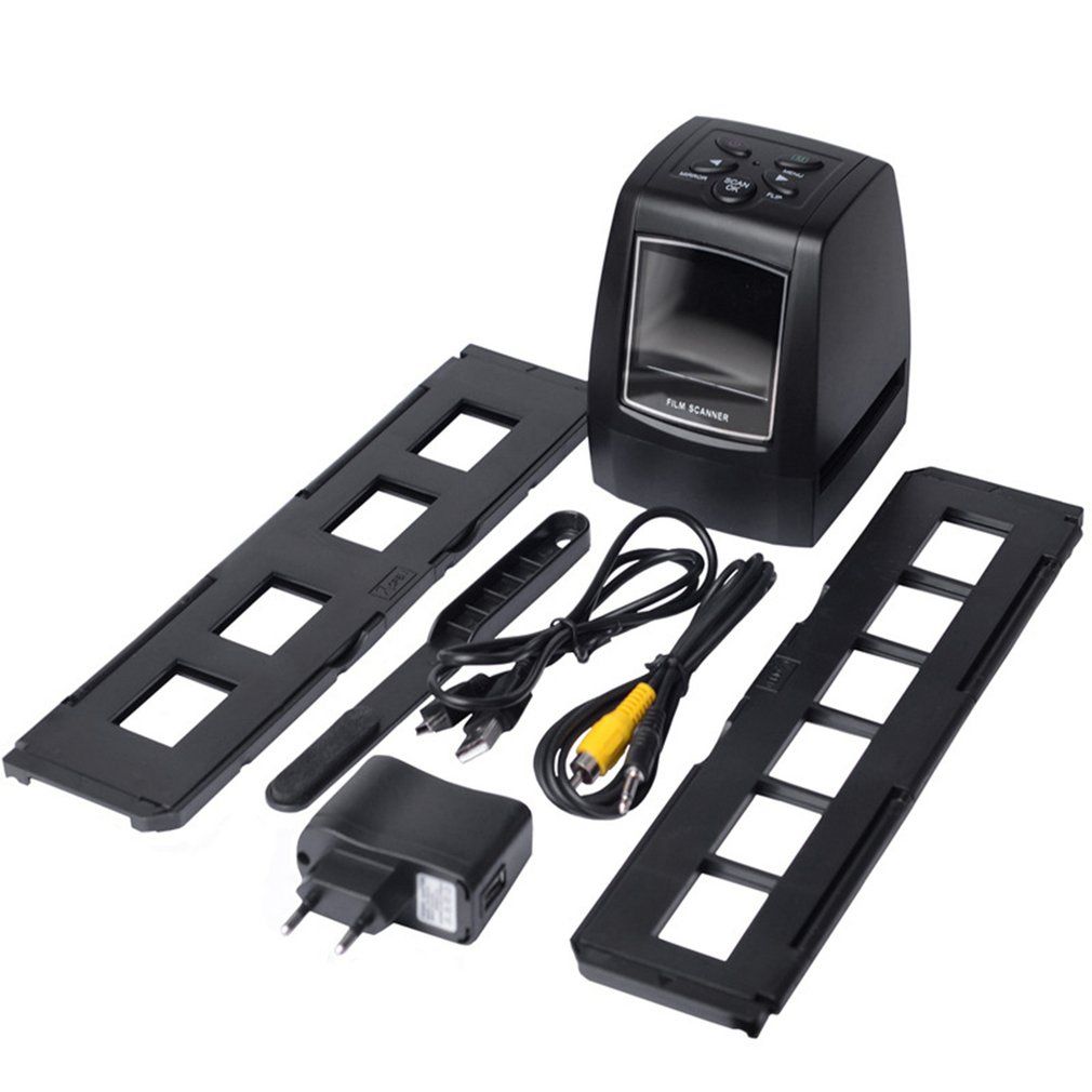 35/135mm Film Scanner Film Film Slide Scan With 2.36 Inch LCD Screen - Black