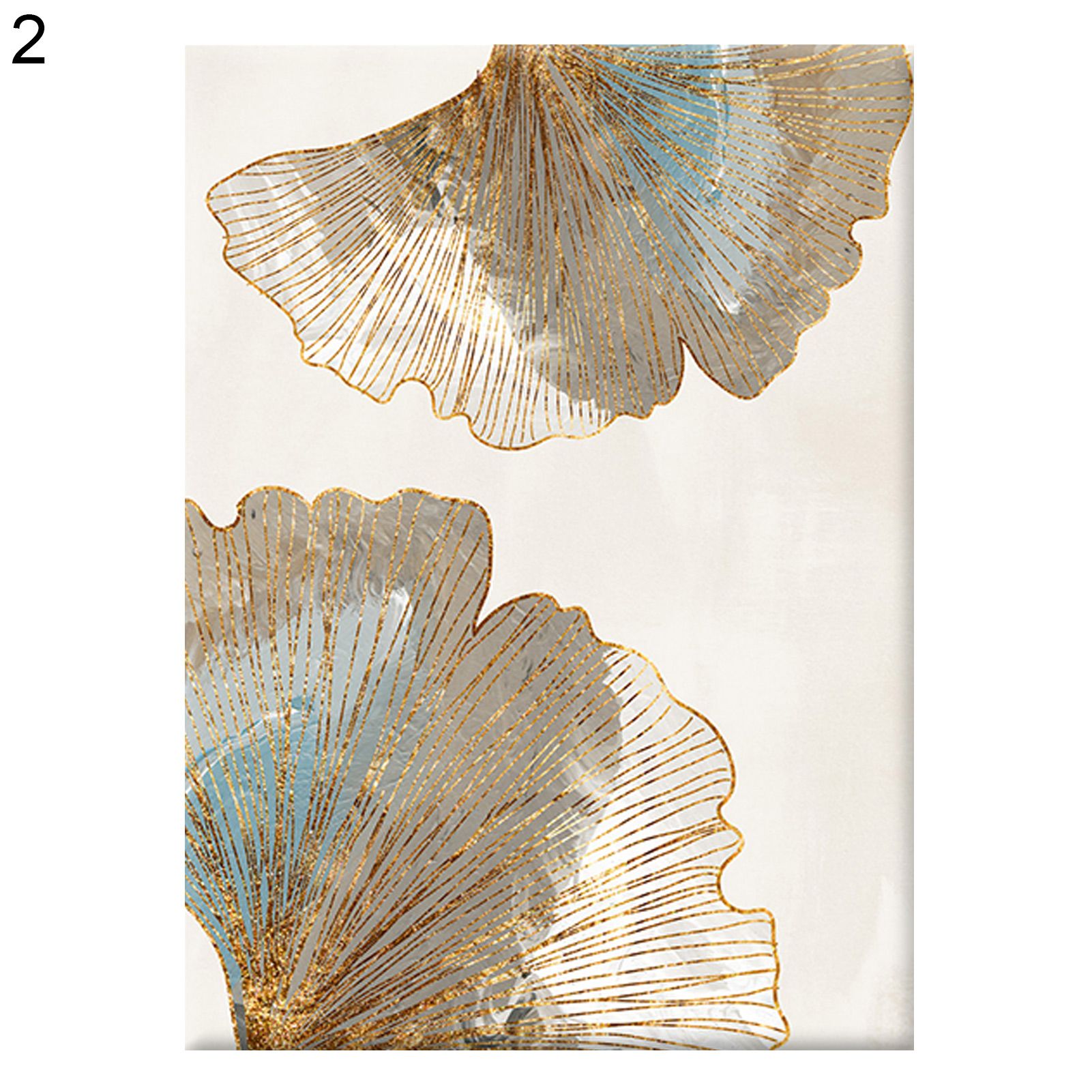 Frameless Picture Leaves Pattern Captivating Tre Painting