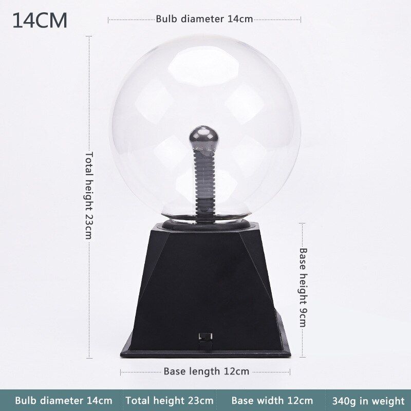 Novelty LED Night Light Plasma Touch Ball Magic Lamp Xmas Bedroom Decor Lighting Lamp Birthday Gifts USB