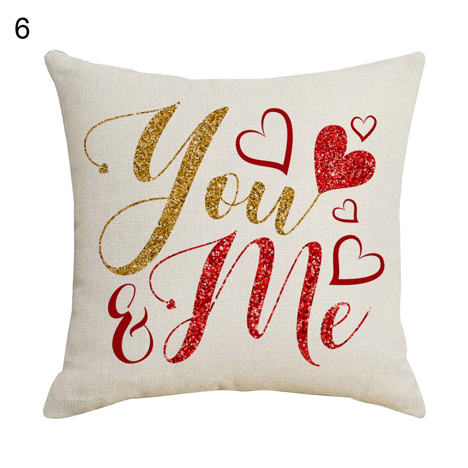 Square lowcase Lightweight Romantic Fine Knitted Cushion Case
