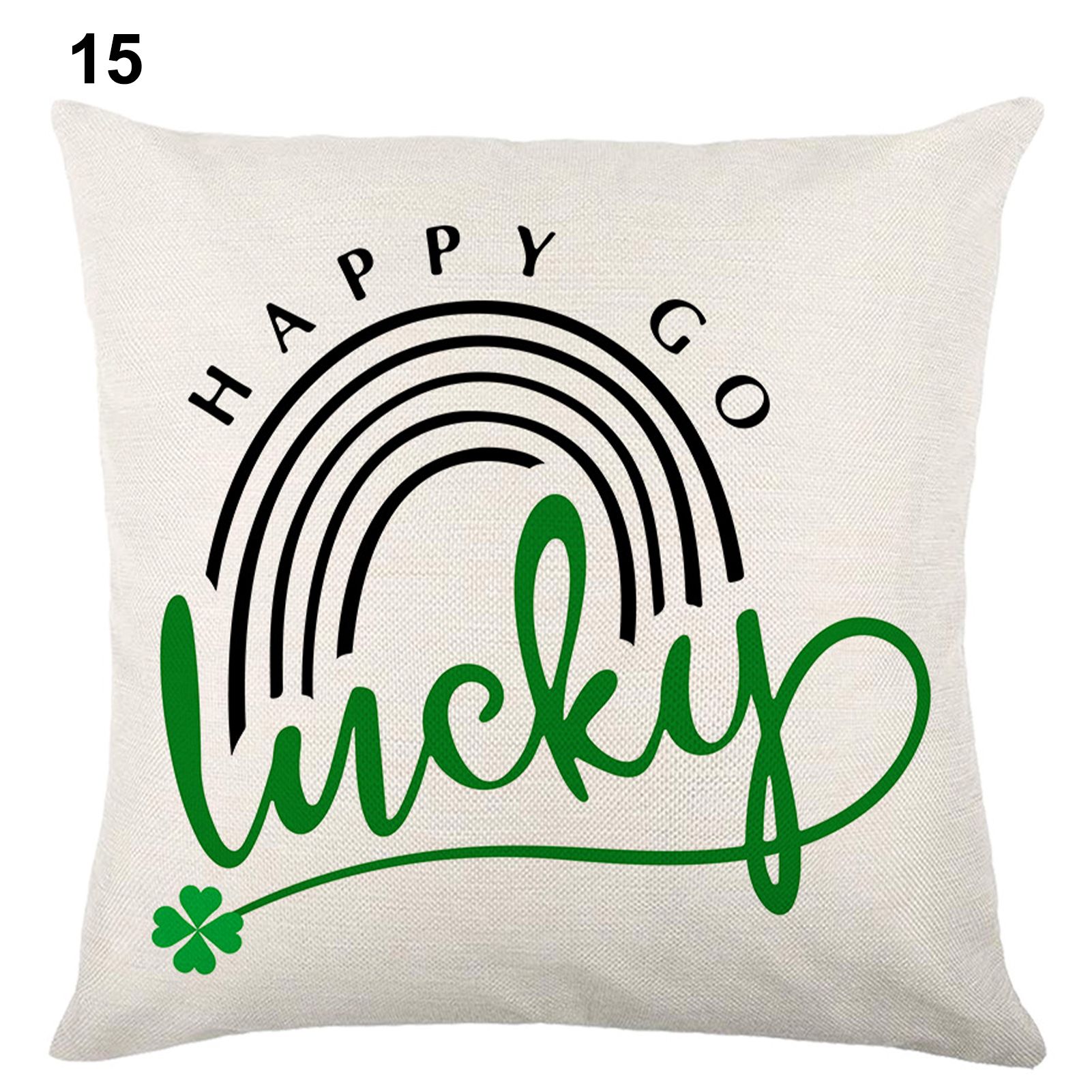 Cushion Cover Soft Touch Irish Lucky Shamrock lows Cover
