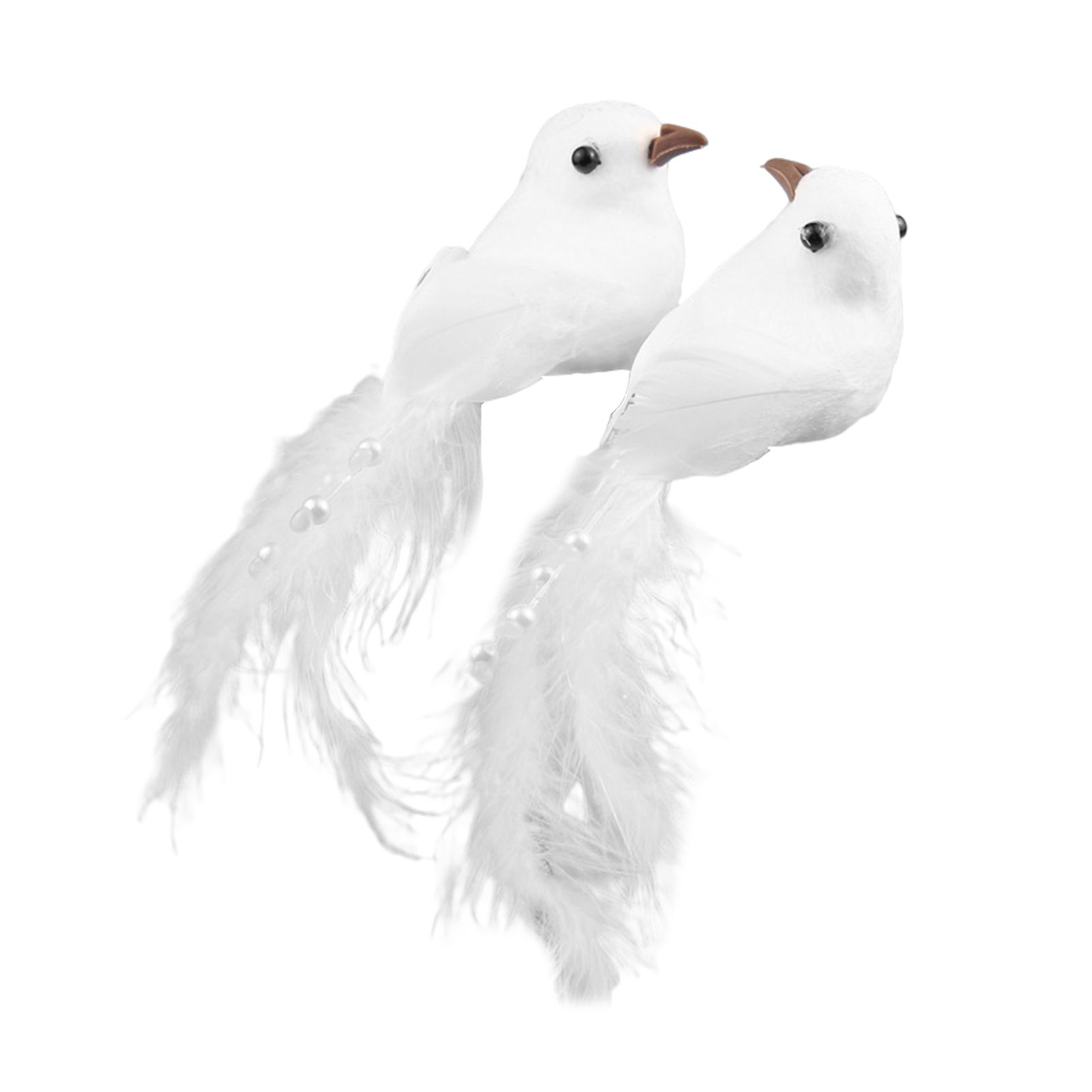 Fake Pigeons Multipurpose Artificial Bird Statue Party Figue Decoration