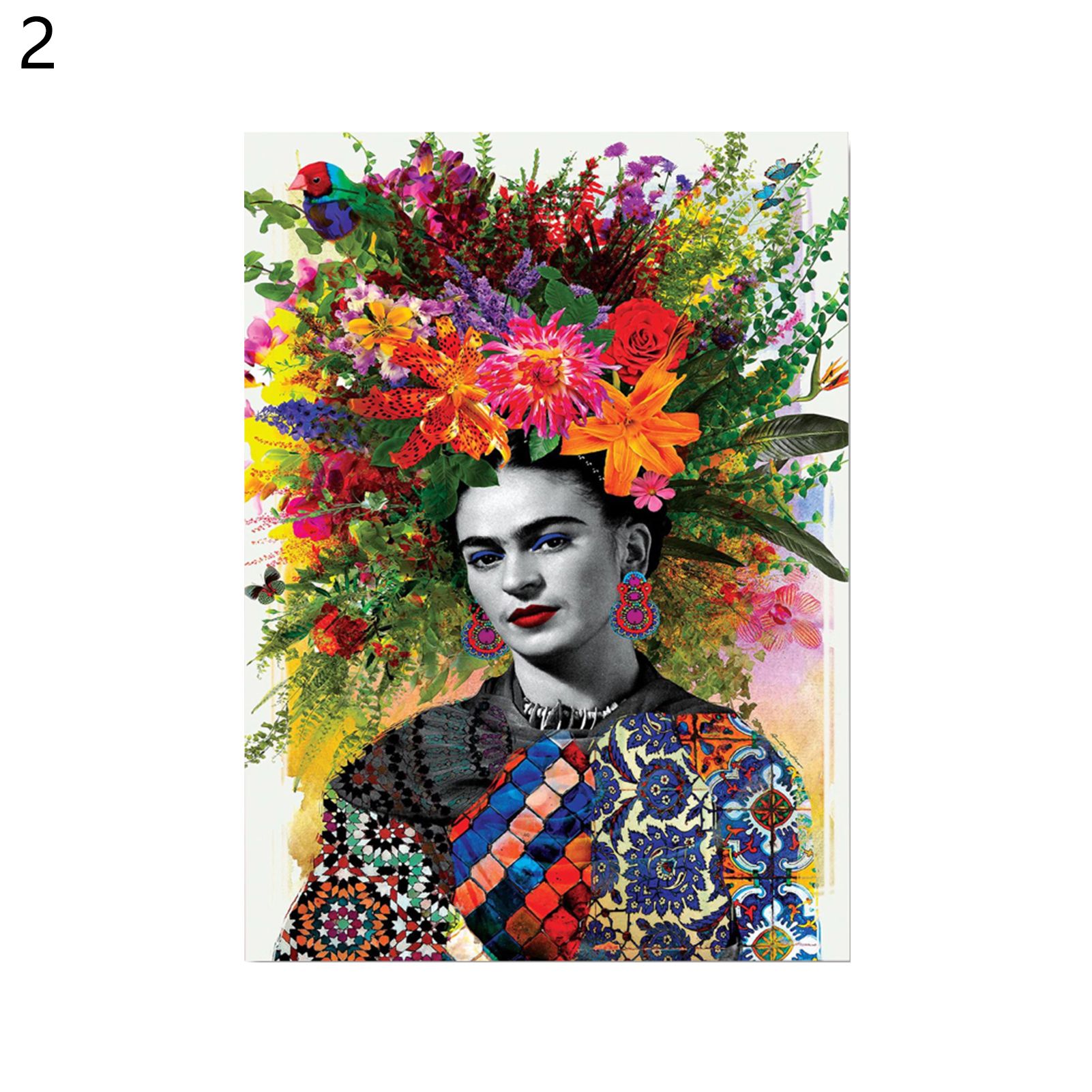 Wall Art Poster Smooth Surface Creative Floral Women Art Poster