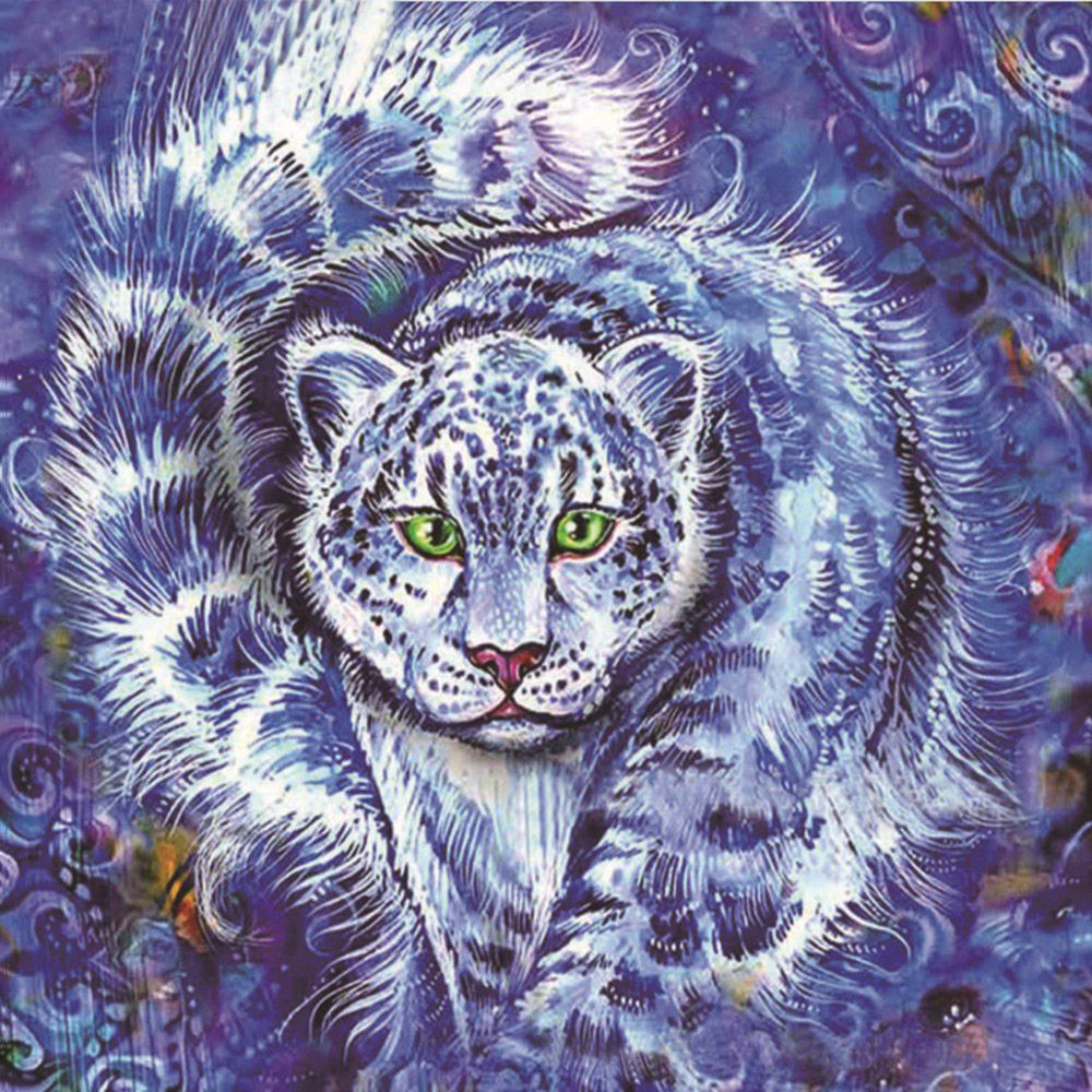 Round Diamond Rhinestones 5D DIY Diamond Painting for Home Wall Decor 9.8 X 9.8 Inches