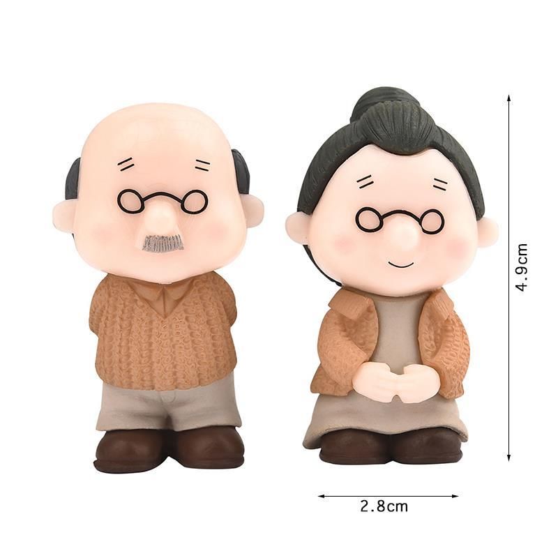 1 Pair Sweet Lovers Couple Figurines Miniature Craft With Guitar Ornament Fairy Garden Decor Home Decoration Accessories