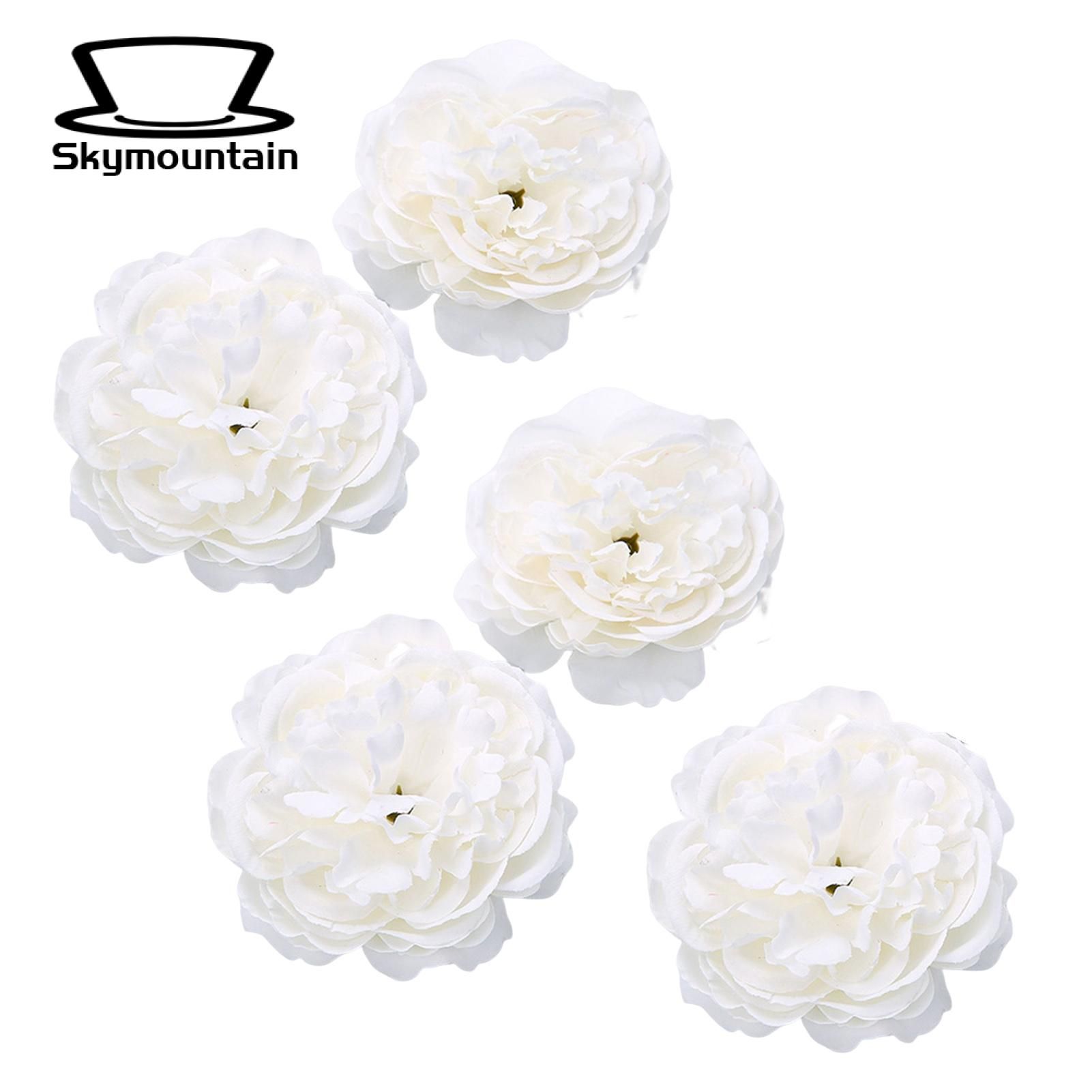 Fake Peony Heads Soft Looking Baby Shower Centerpieces Floral