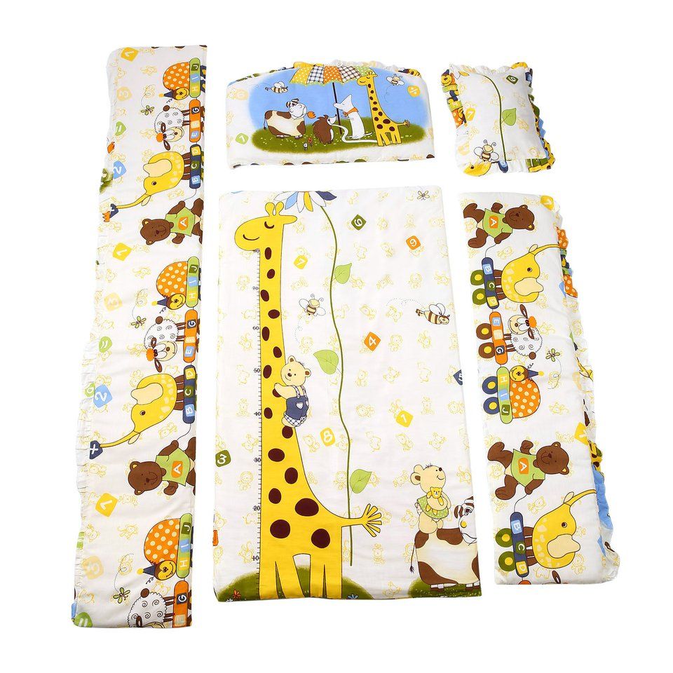 LA 100*58cm/110*60cm 5pcs/Set Promotion Cotton Baby Children Bedding Set