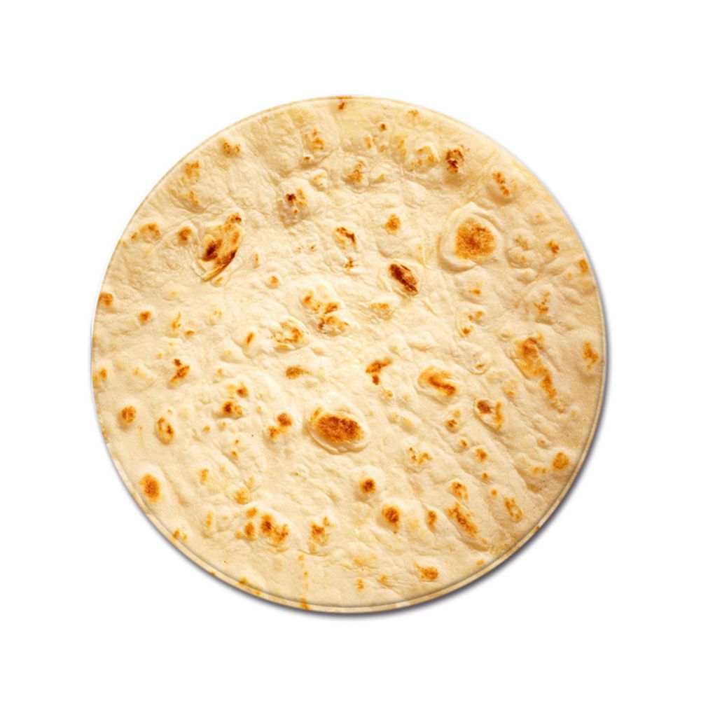 Round Pancake Omelette Biscuit Carpet Soft Door Mat Cushion Area Rug Home Decor
