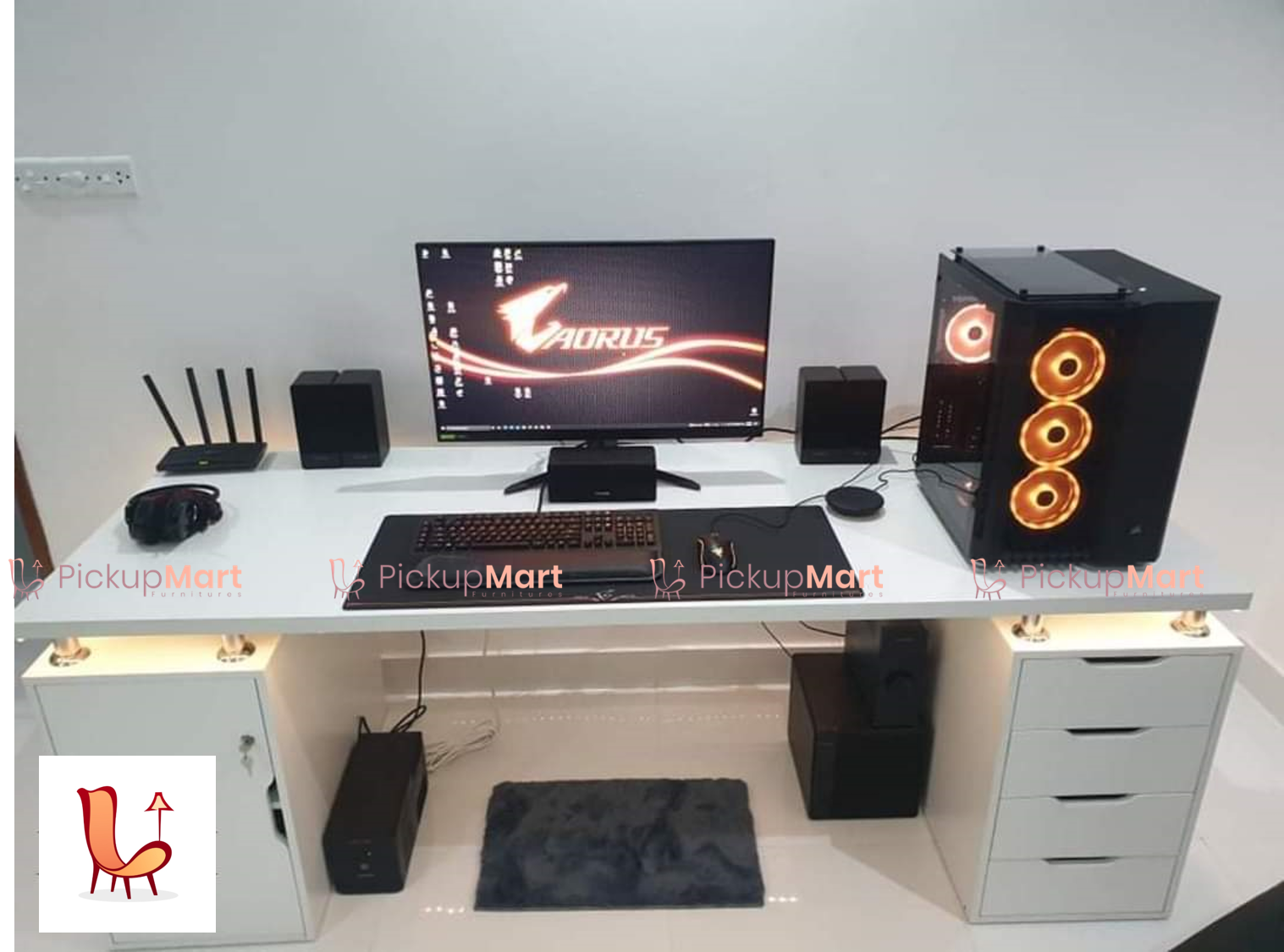 GDI-47| Simple Gaming Table | PC Table | Reading Table | Writing Desk | Office Desk | Study Table | Workstation | Computer Table |