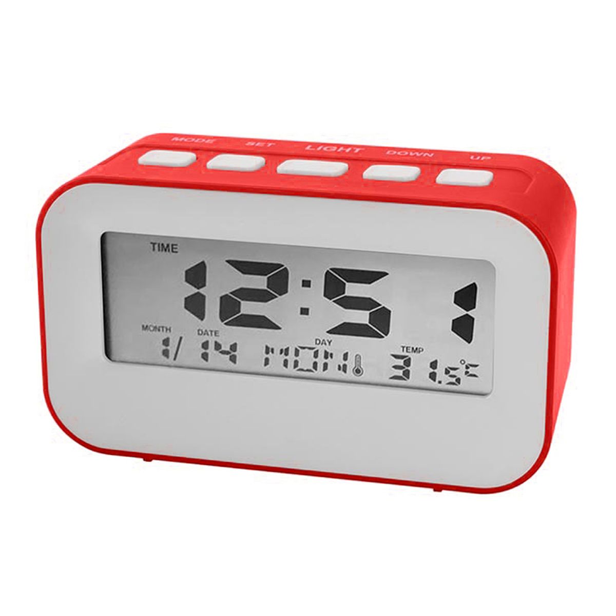Large Screen Birthday Reminder Snooze Backlight Calendar Temperature Alarm Clock