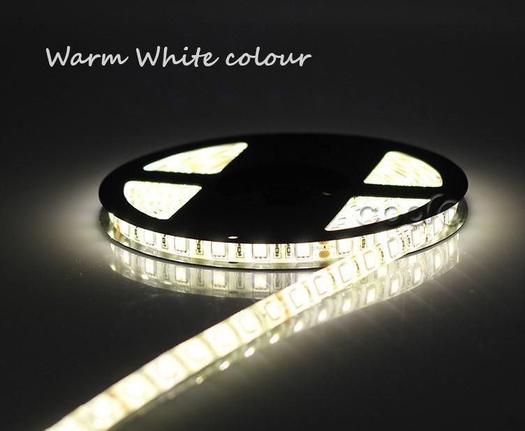 Warm White Non-waterproof Type 5M 24V 300Leds SMD5050 LED Light Strip