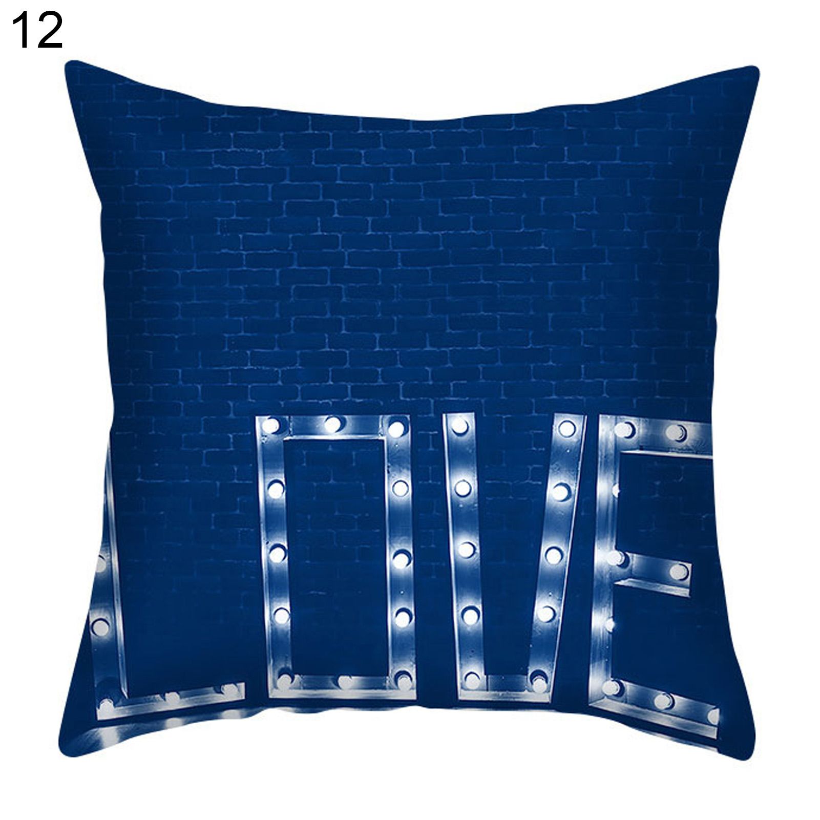 Cushion Case Anti-pilling Nice-looking Decorative Pillow Case