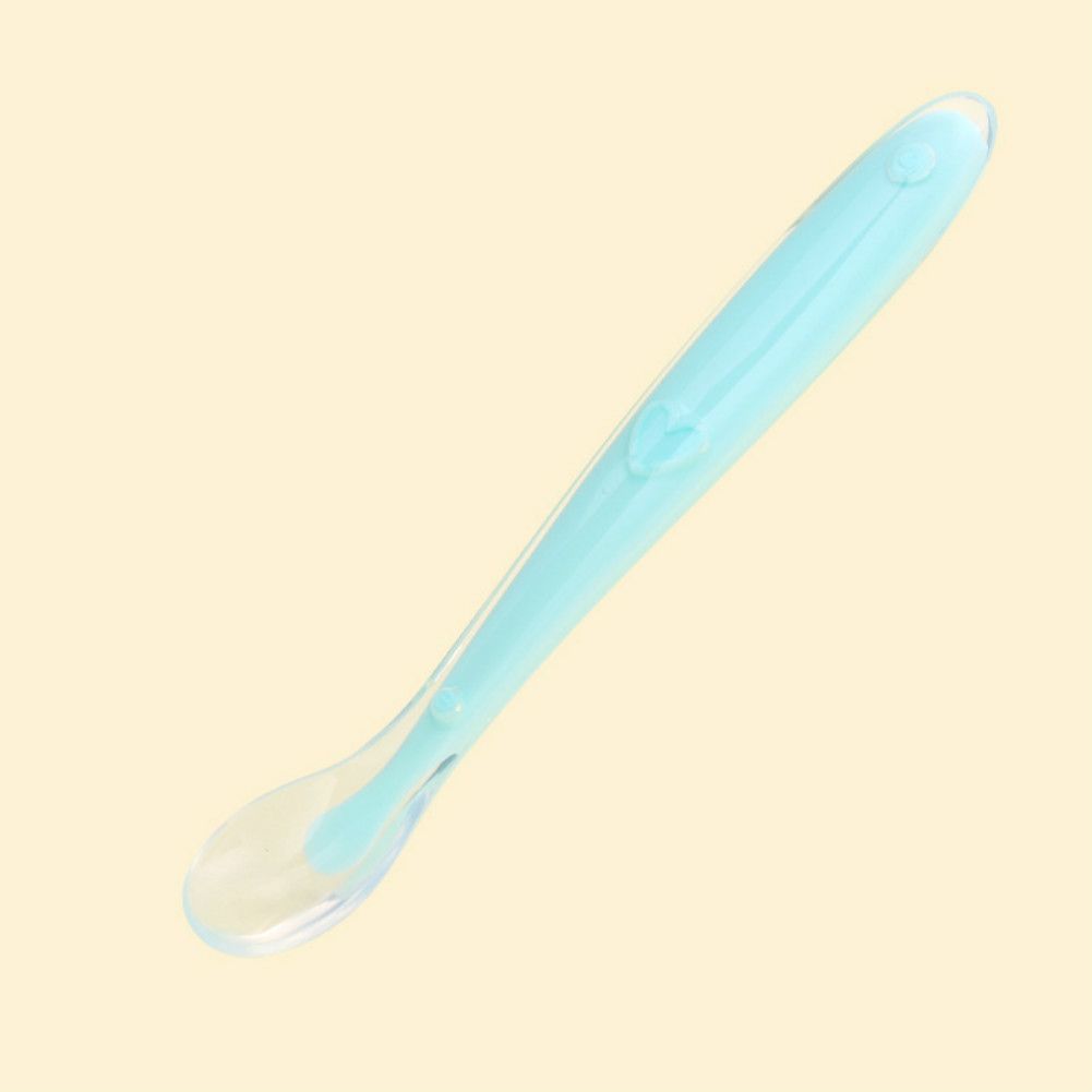 Yfashion Baby Silicone Spoon Safety raining Scoop Dinnerware Cutlery
