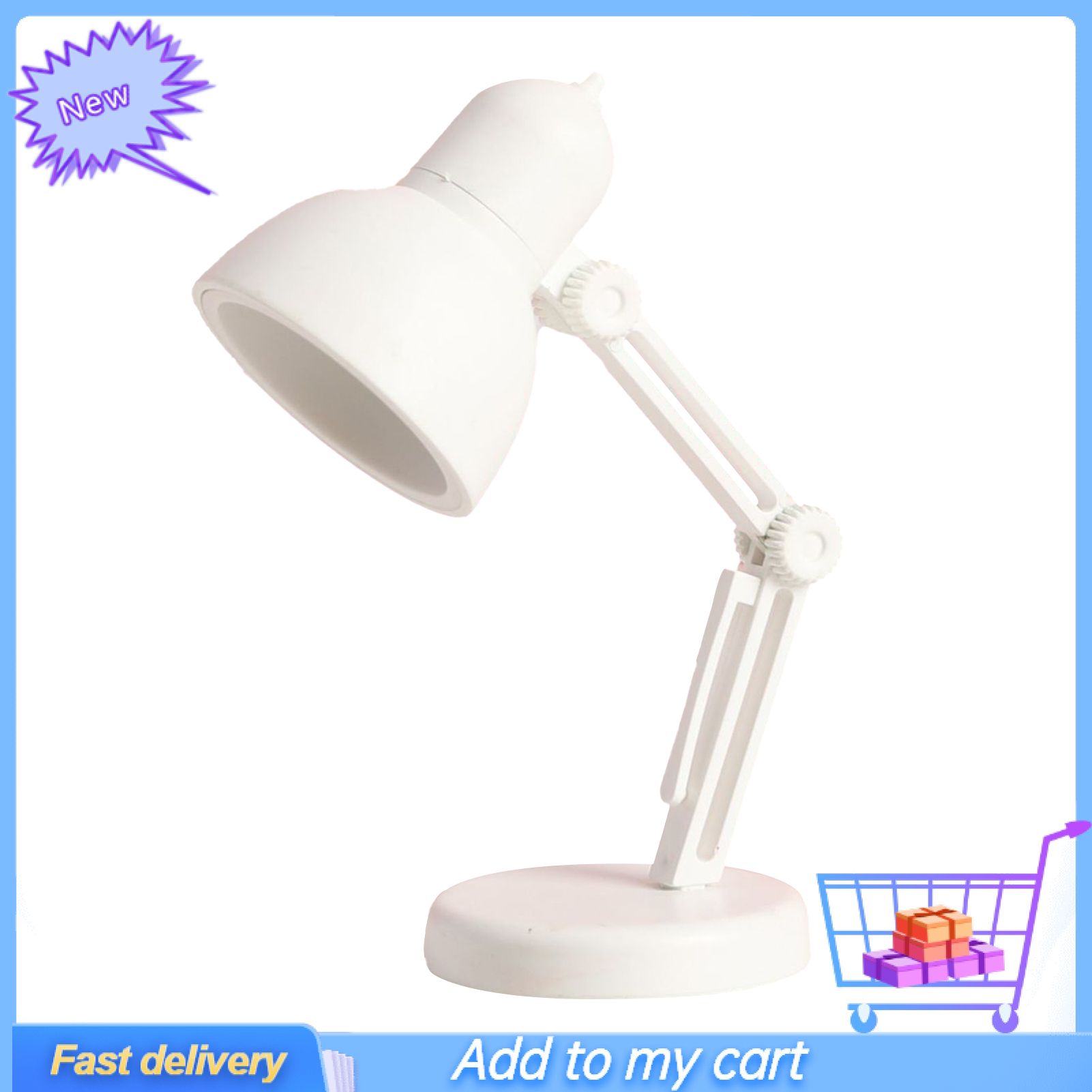Table LED Eye-protecting Save Space Simple Reading Mini Table Lamp for Homework