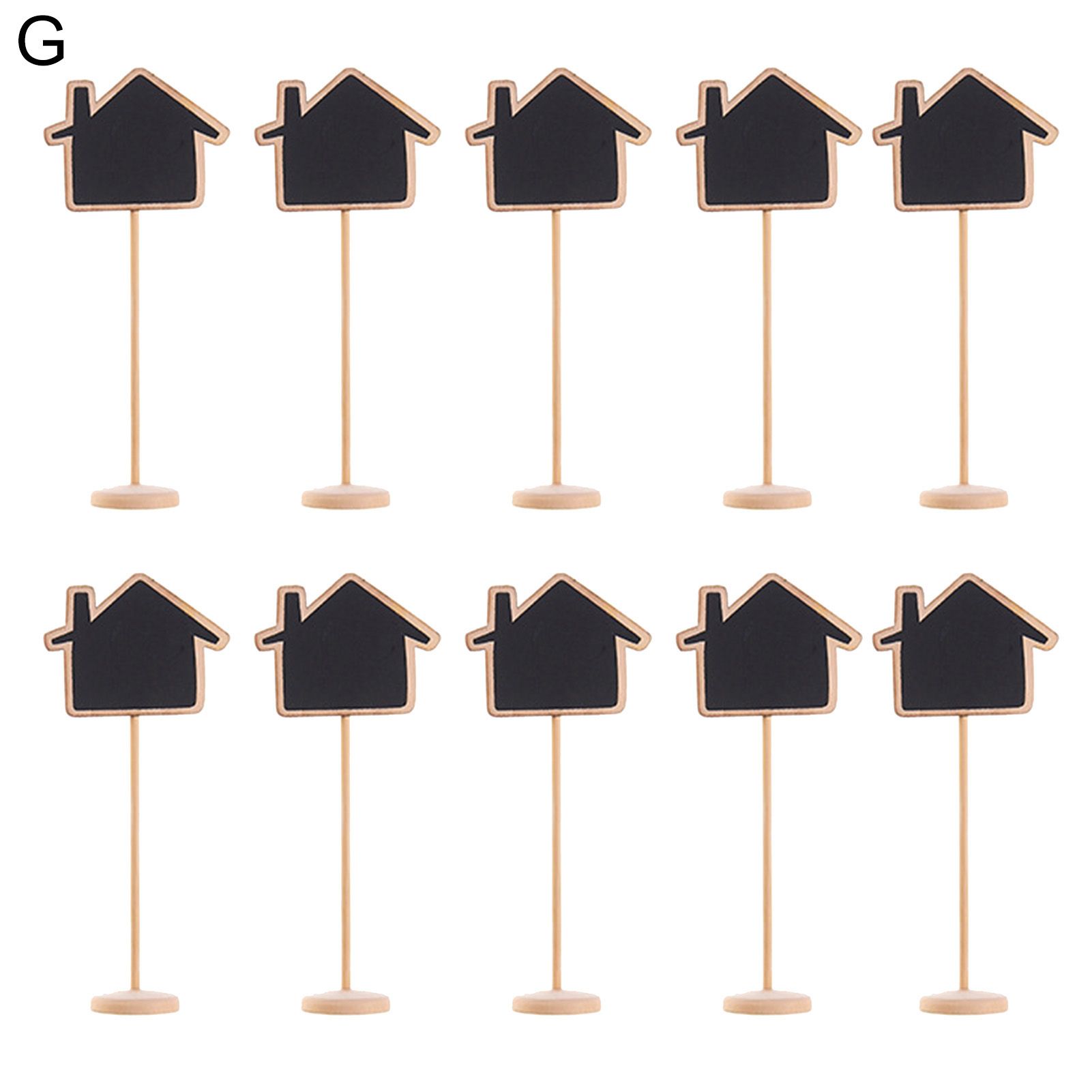 Wooden Blackboards Multi-purpose Message Chalkboard Signs with Support Easels