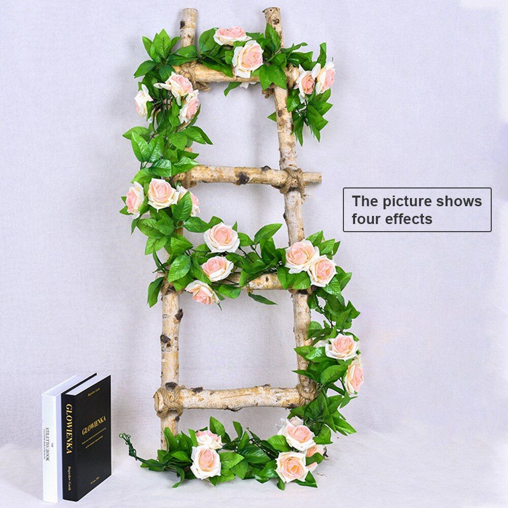 Artificial Flower Home Decoration Artificial Flower Hanging Rattan Silk Flower Artificial Rose Flower Vine #1