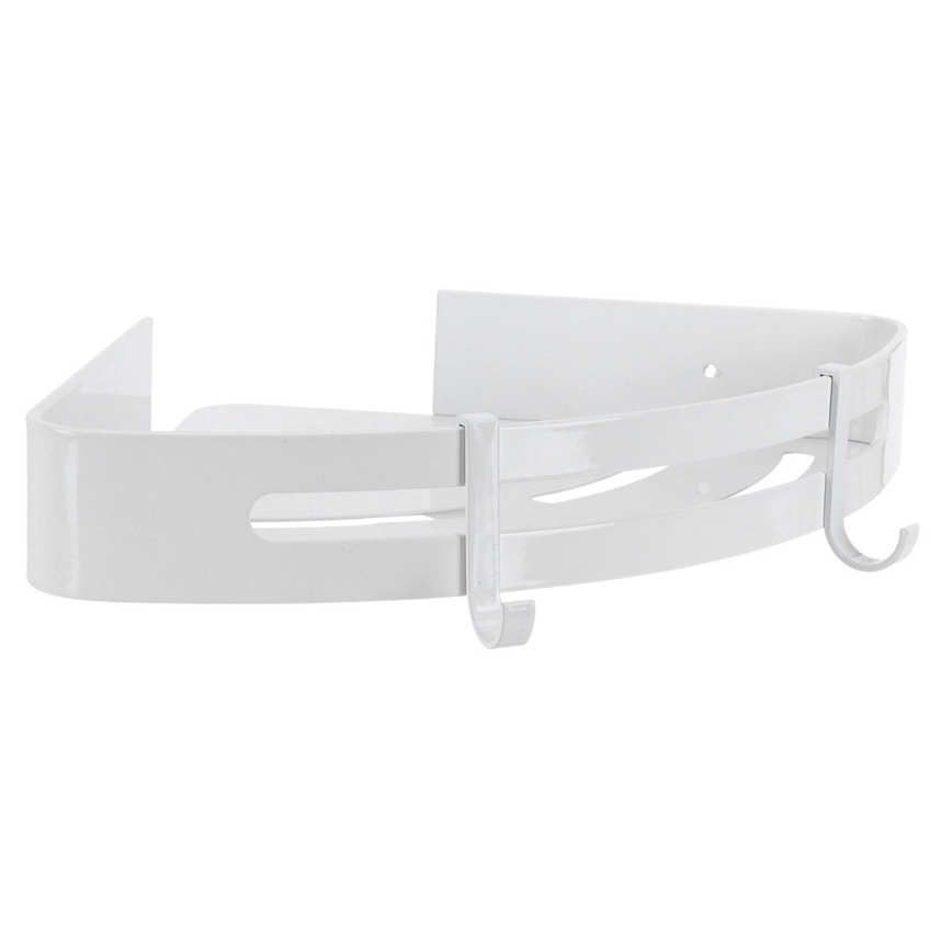 Liu Xing White Toilet Triangular Basket Hotel Bathroom Single Layer Aluminum Shelf for