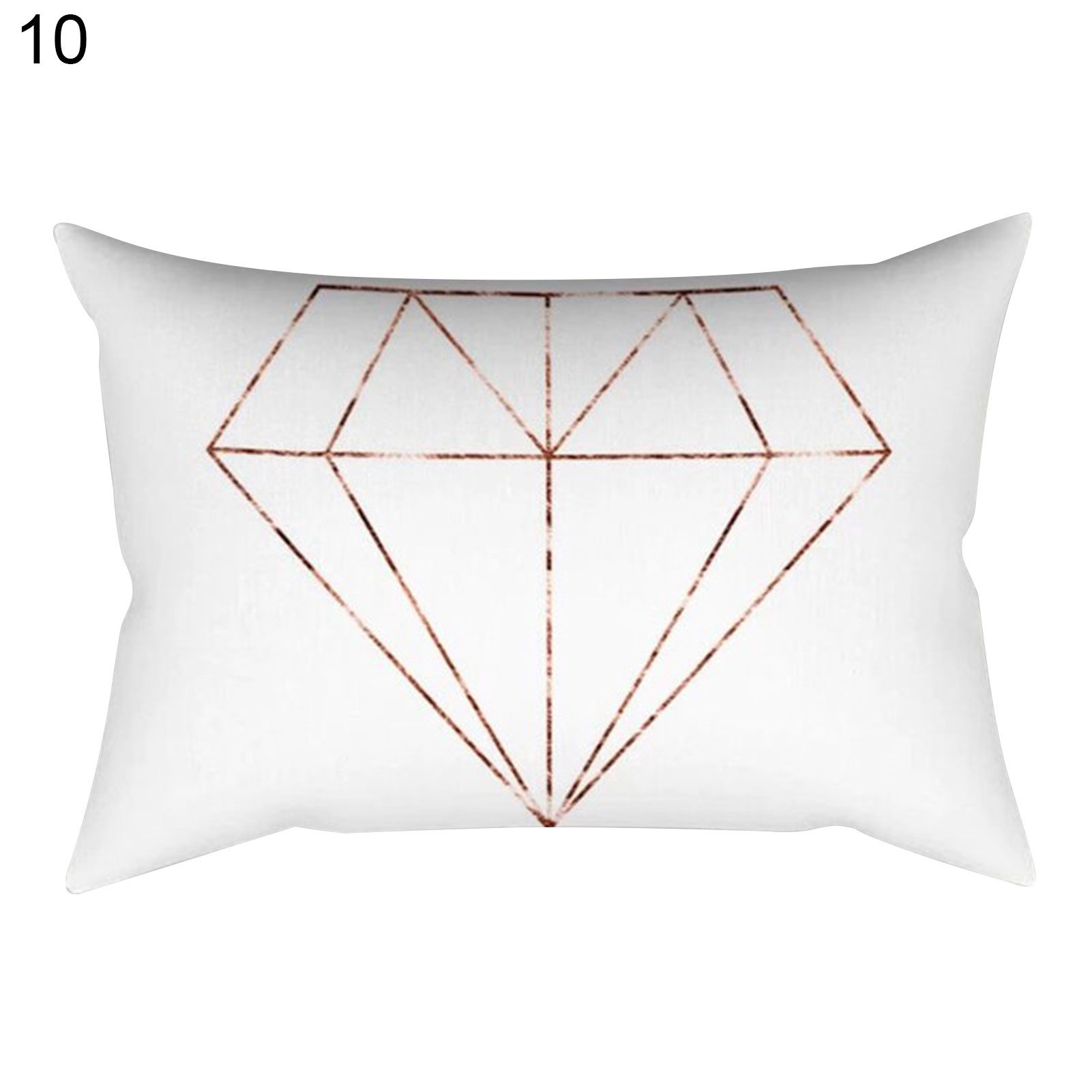 Pillow Cover 30 x 50cm Decorative Polyester Home Pillow Cushion Cover for Bedroom
